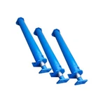 Cysylltiad Flange HSG Safon Silindrau Piston Hydrolig Weldiedig